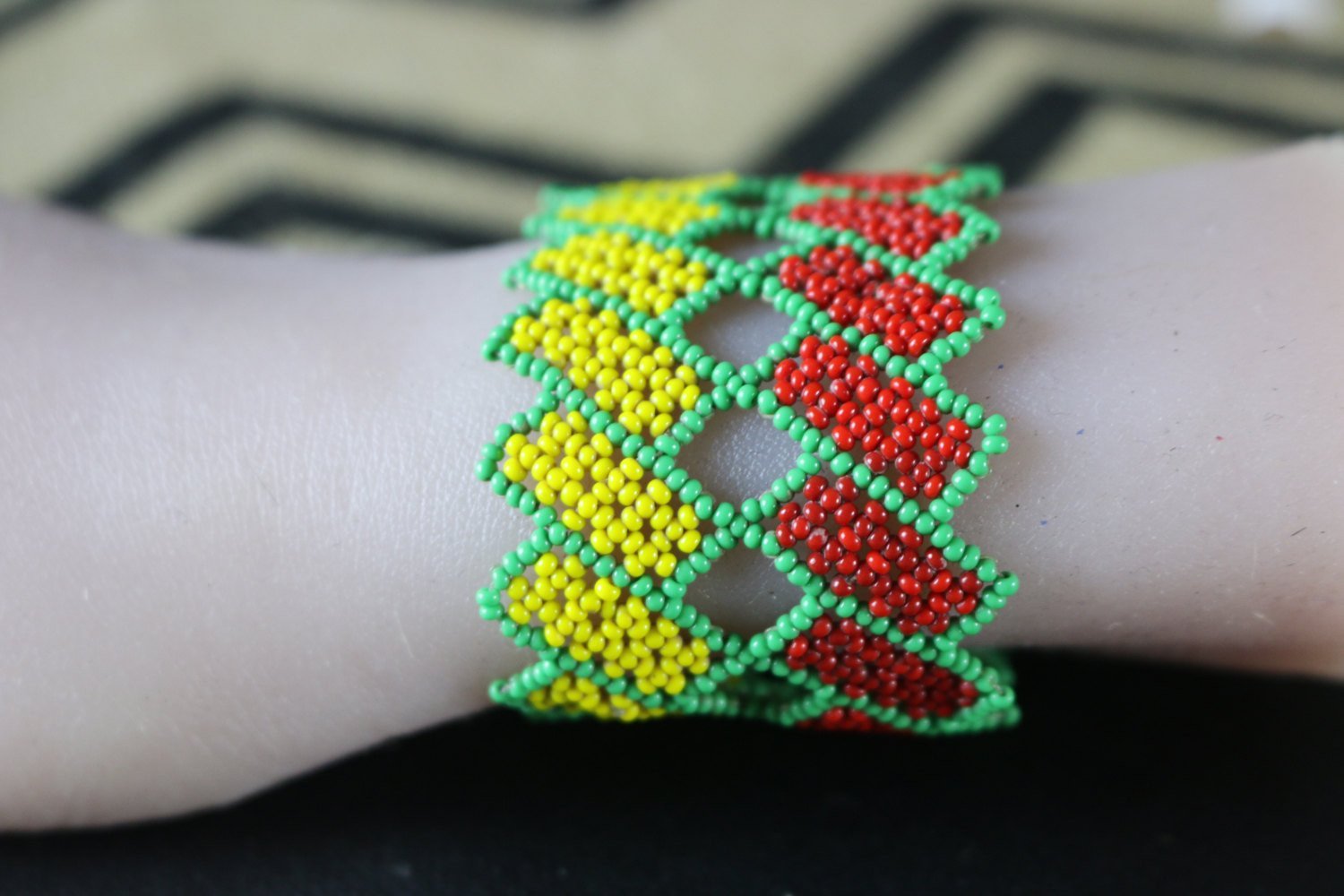 Hidayat Pastel Multicolor Plastic Beads Bracelet 